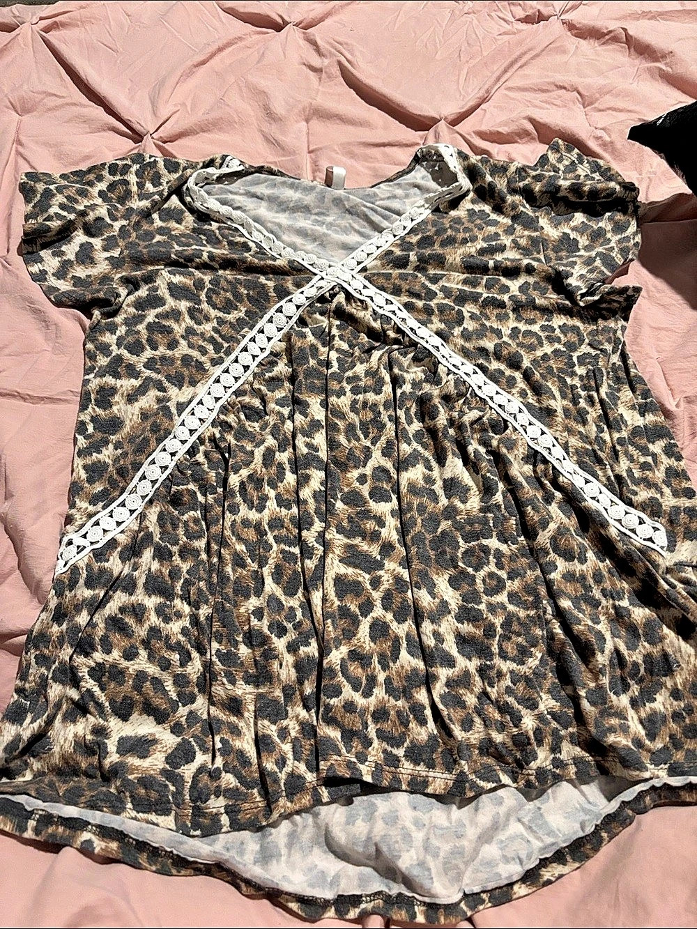 Leopard Print short sleeve shirt